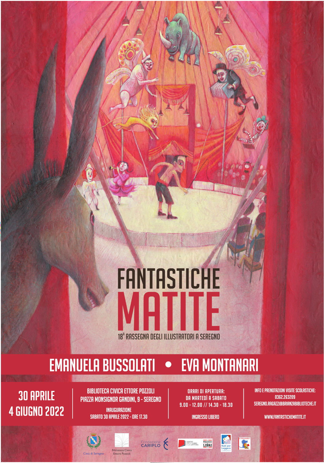 Manifesto Fantastiche Matite 2022 - Illustrazione di Eva Montanari