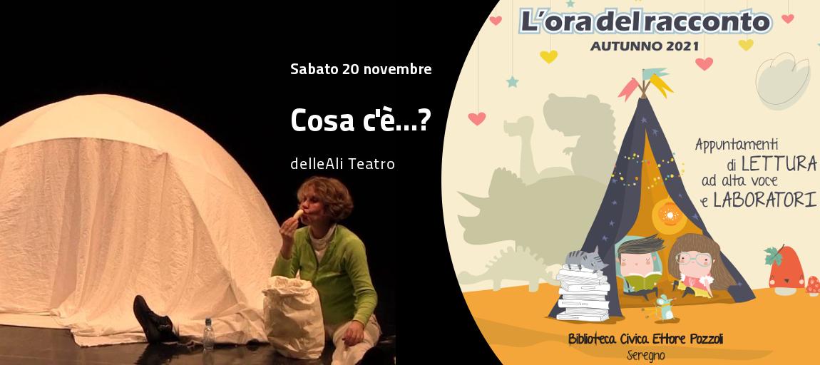 Banner di "Cosa c'è" a cura di delleAli Teatro